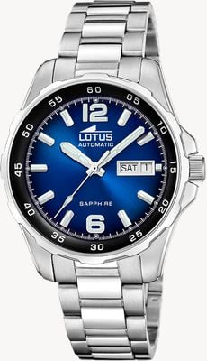 Lotus KOSM Automatic (40.5mm) Blue Sunray Dial / Stainless Steel Bracelet L18997/2