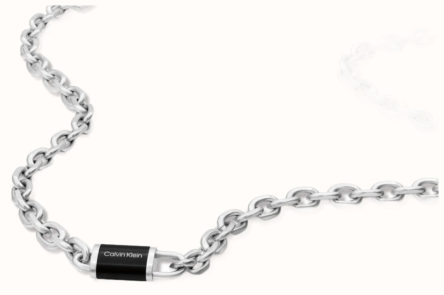 Calvin Klein Interlock Stainless Steel Mens Necklace 35100117 - alternate view 2
