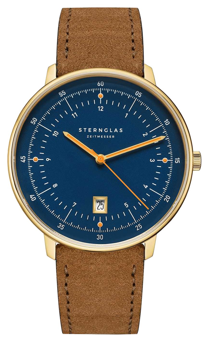 STERNGLAS S01-HH07-WL02 Hamburg Quartz (42mm) Blue Dial / Watch