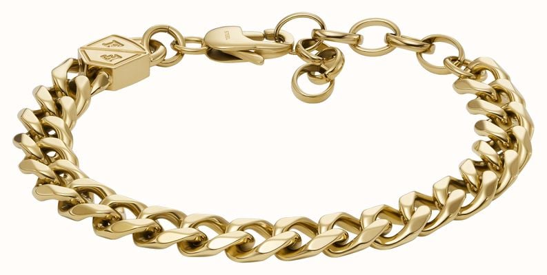 Fossil Bold Chains Gold-Tone Chunky Chain Bracelet JF04616710