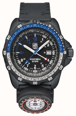 Luminox RECON Nav Spec (46mm) Black Dial / Black Rubber Strap XL.8833
