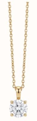 9ct Yellow Gold Lab Grown 0.50ct Pendant J52883