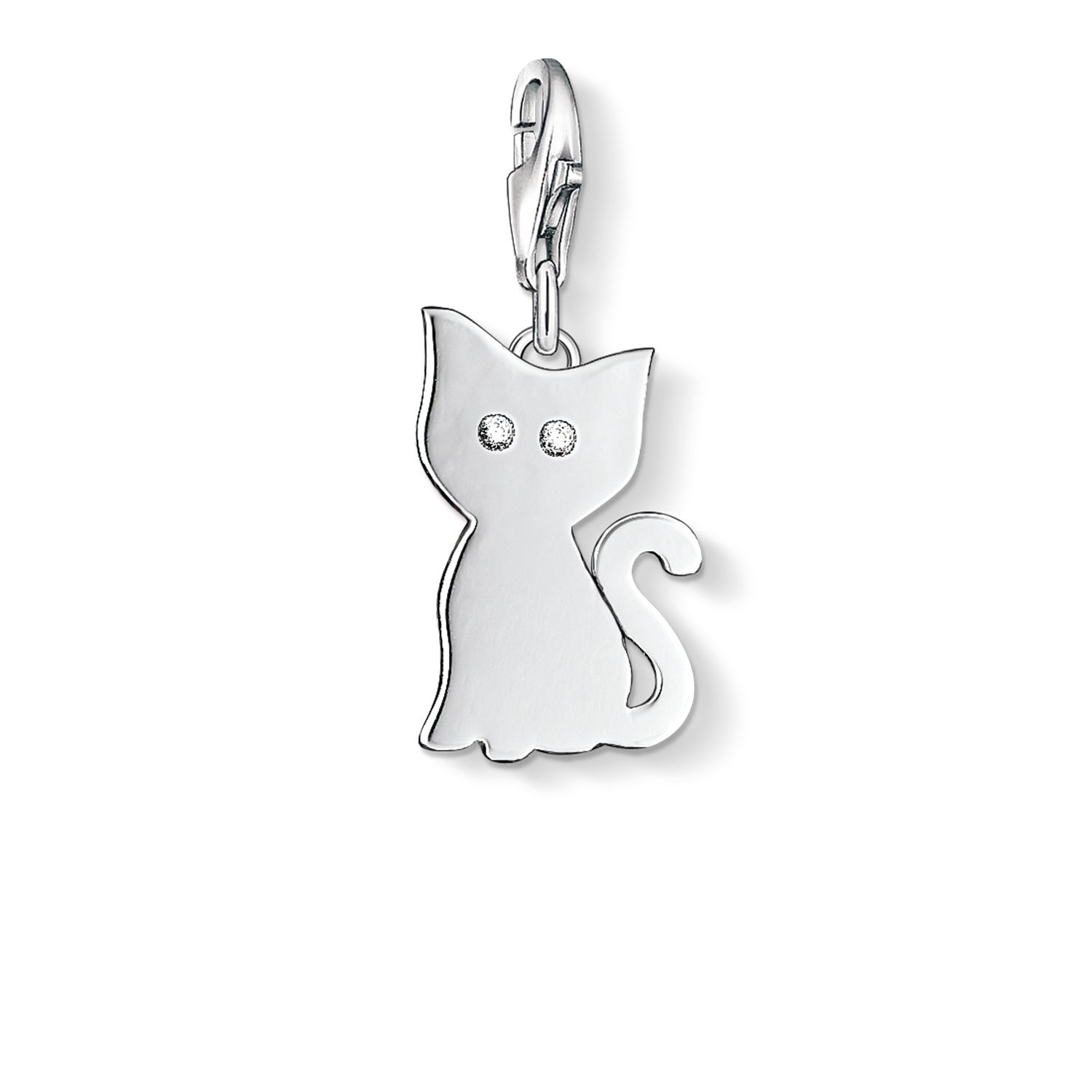 Thomas Sabo 1014-051-14 Cat Charm - 925 Sterling Silver, Jewellery