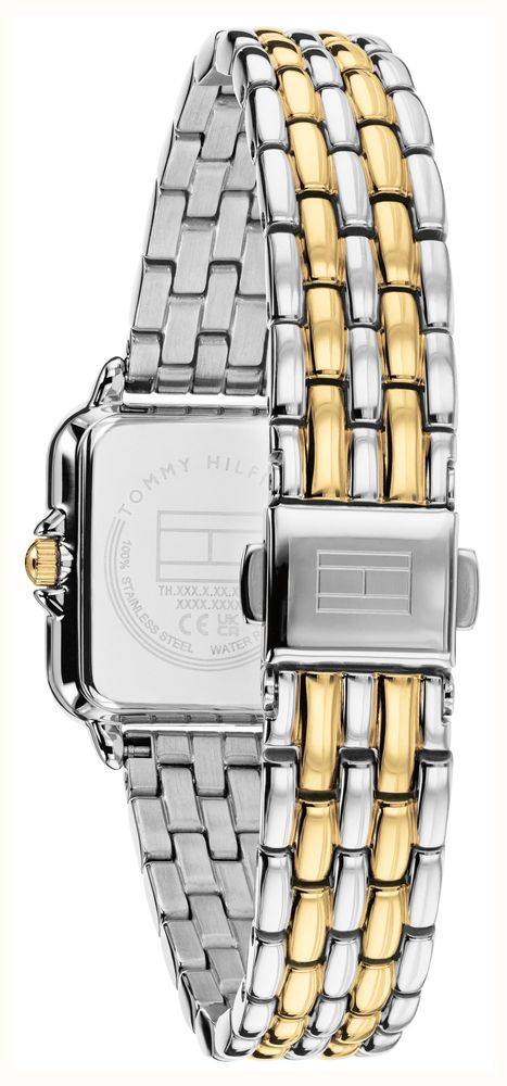 Tommy Hilfiger Ladies Mia Two Tone White dial Watch 1782915 - alternate view 3
