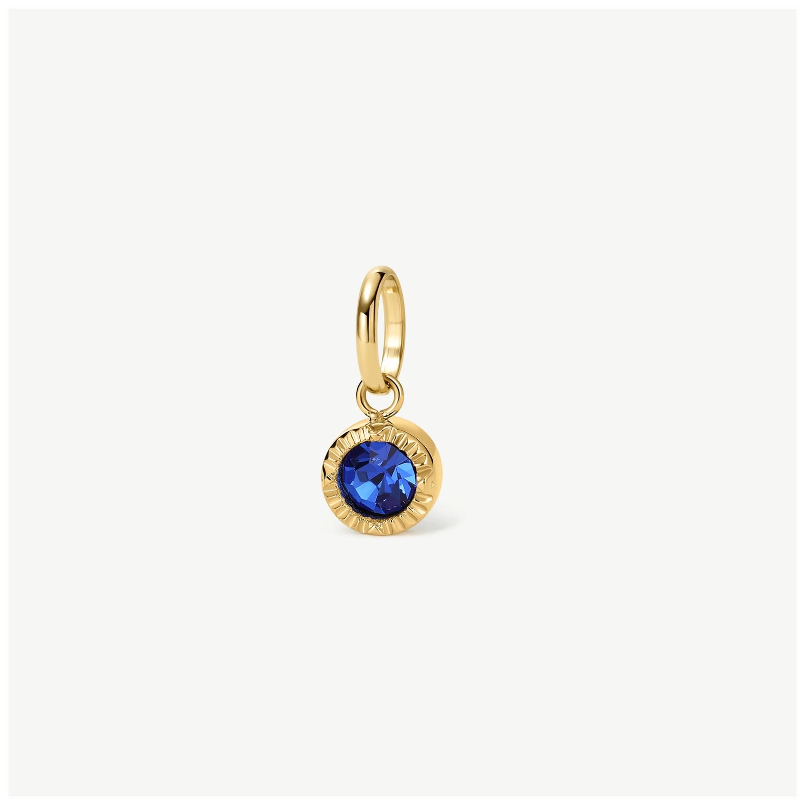 D.LOUISE CH-40-09 Gold Tone Mini Bezel Birthstone September Jewellery