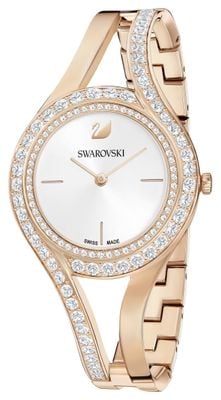 Swarovski | Eternal | Rose Gold Steel Bracelet | Crystal Set | White 5377576