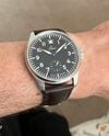 Customer picture of Laco Ulm 39 (39mm) Black Dial / Brown Leather Strap 862172