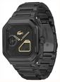 Lacoste Black Stainless Steel Bracelet Black Gold Dail LC33 Square Watch 2011532 - alternate view 2