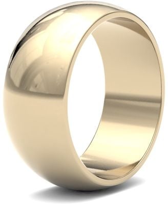 James Moore Wedding Rings | 9ct Yellow Gold | 8mm | Light | D-Shape | AG_8GLD-9Y