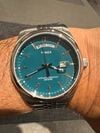 Customer picture of Hamilton Khaki Field Automatic (42mm) Navy Blue Sunray Dial / Brown Leather Strap H70605540