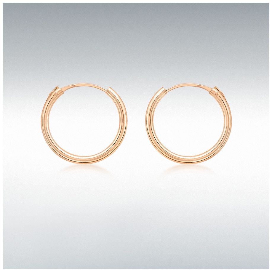 James Moore & Co 5.51.2379 9ct 13mm Rose Gold Sleepers Jewellery