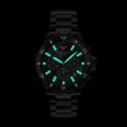Emporio Armani Solar Chronograph (44mm) Black Dial / Black Ceramic Bracelet AR70022 - alternate view 5