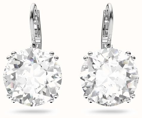 Swarovski Millenia Drop Earrings Round-Cut White Crystal 5628351