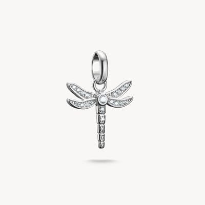 Thomas Sabo Charm pendant dragonfly with stones Connect silver CC1285-051-14