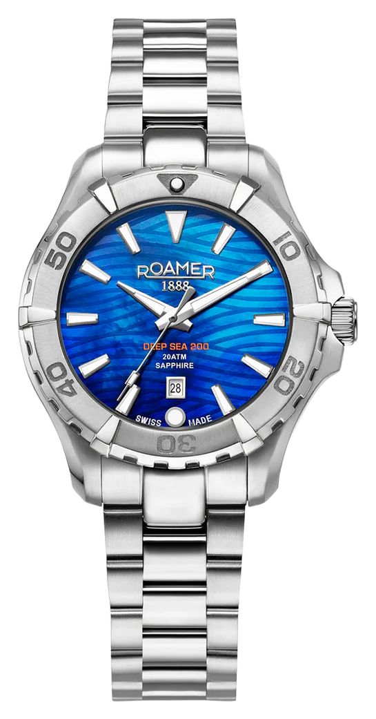 Roamer 860844 41 45 20 Deep Sea 200 (34mm) Blue Mother-of- Watch