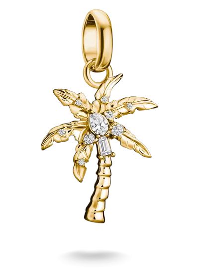 Thomas Sabo CC1354-M01-14 Gold-Plated Palm Tree Connect Jewellery
