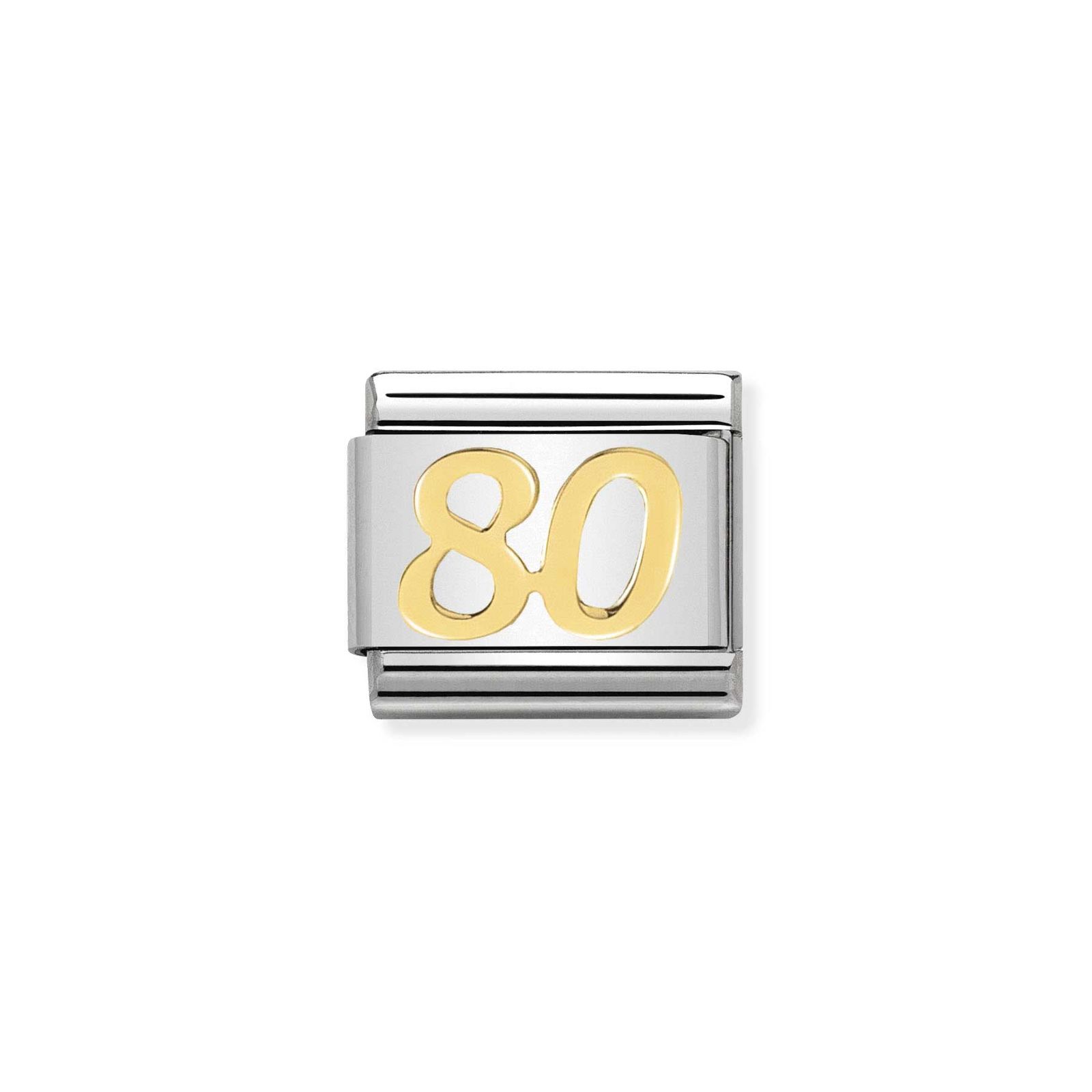 Nomination 030109/39 Classic 80 18ct Gold & Steel Charm Jewellery