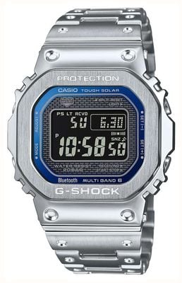 Casio G-Shock Metal Tough Solar Blue Digital Dial / Stainless Steel Bracelet GMW-B5000D-2ER