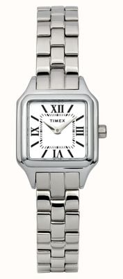 Timex Addison (23mm) White Dial / Stainless Steel Bracelet TW2Y23800