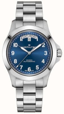 Hamilton Khaki Field King Day-Date Auto (40mm) Blue Sunray Dial / Stainless Steel Bracelet H64475140