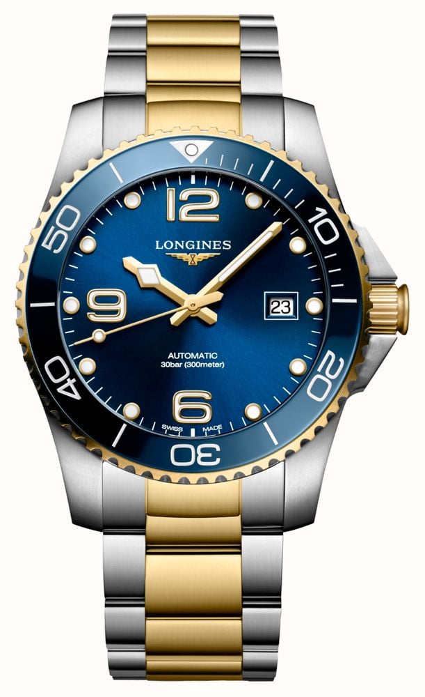 Longines HydroConquest · Azul Bicolor