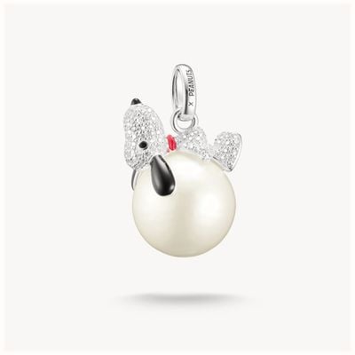 Thomas Sabo Silver Snoopy Pendant On Snowball PEANUTS PE990-691-14