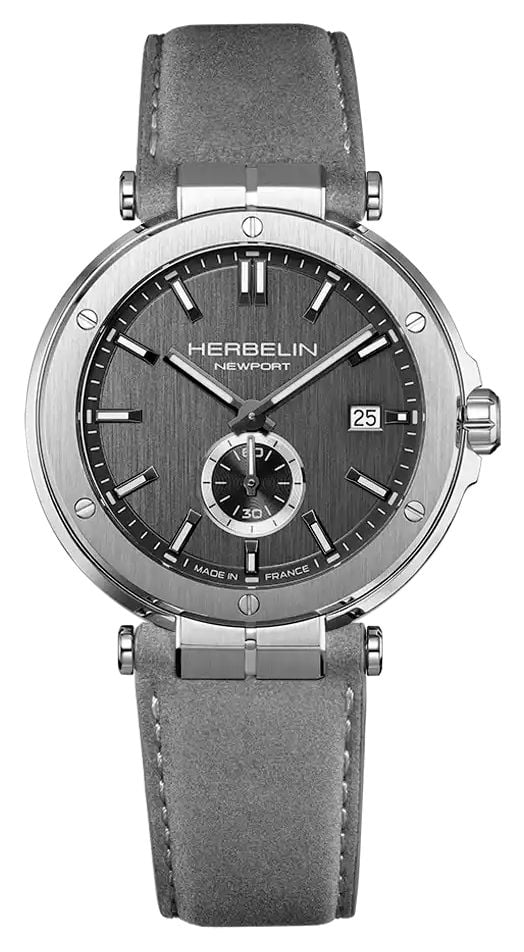 Herbelin 18389A22GR Newport Quartz Small-Seconds (40.5mm) Watch