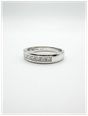 0.52ct Princess Natural Diamond 9ct White Gold Half Eternity Ring LFS1700-W - alternate view 2