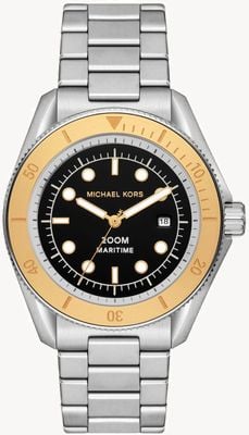 Michael Kors Men's Maritime (42mm) Black Dial / Stainless Steel Bracelet MK9161