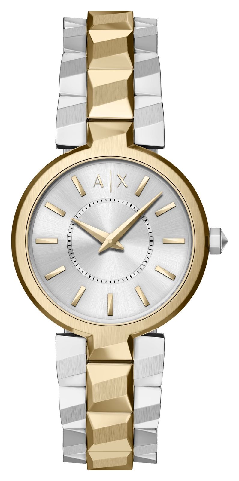 Armani Exchange AX4406 Two-Hand Quartz (34mm) Silver Sunray Watch