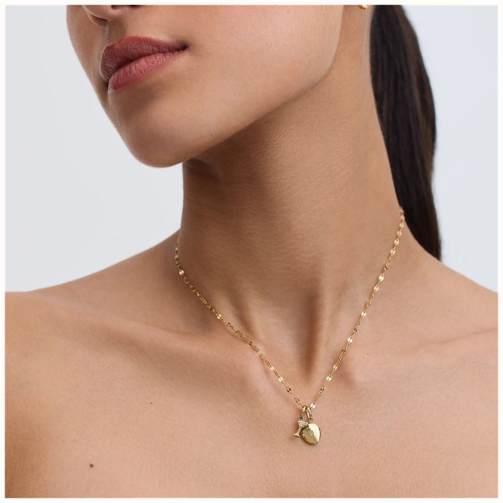 D.LOUISE Gold Plated Martini Glass Charm ch-80 - alternate view 2