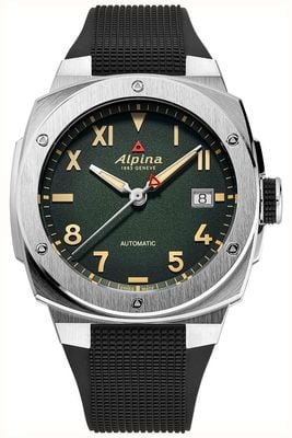 Alpina Alpiner Extreme Automatic California (39mm) Green Sandblasted Dial / Black Rubber Strap AL-525GRG3AE6