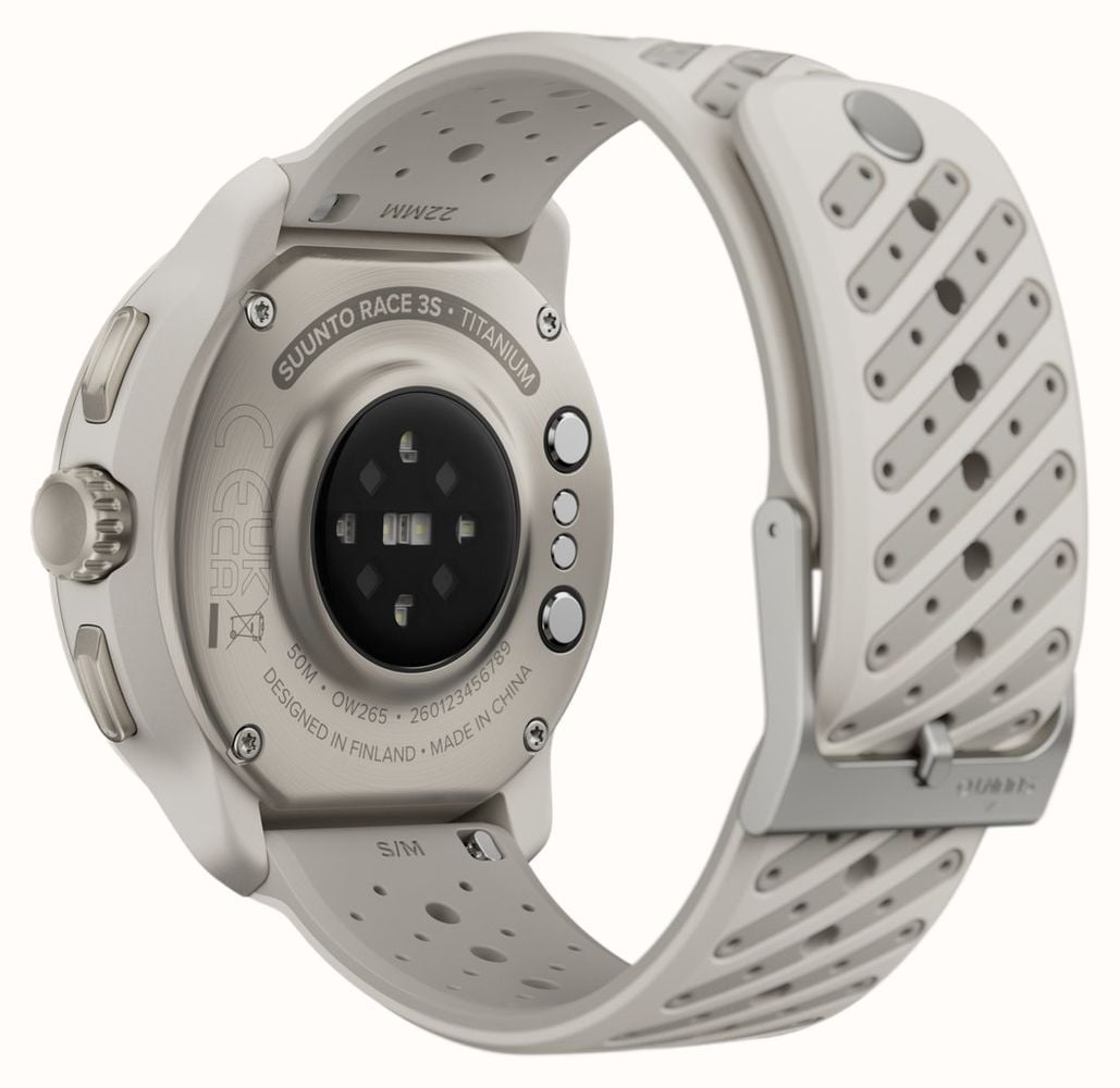 Suunto RACE 3S Titanium AMOLED Multisport Performance Watch (49mm) Feather Grey SS051646000 - alternate view 9