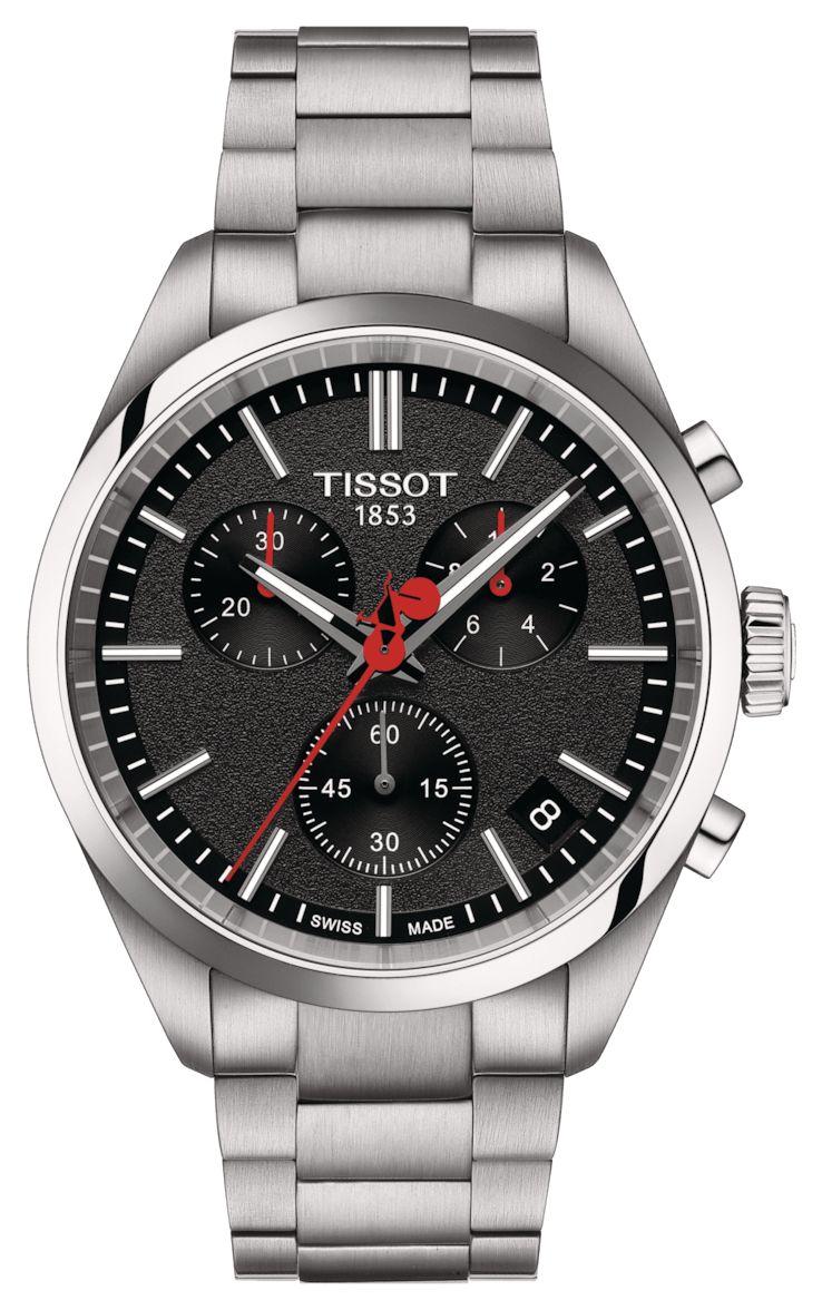 Tissot T1504171105101 PR 100 Vuelta (40mm) Black Chronograph Watch