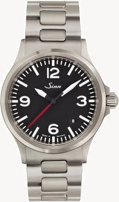 Sinn 556 A RS | H Link Stainless Steel Bracelet Watch 556.0141 TWO LINK BRACELET