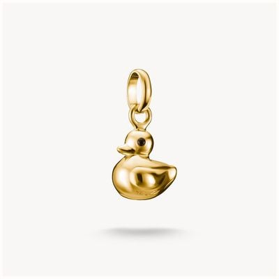 Thomas Sabo Charm Pendant Duck Connect Gold-plated CC1244-427-39