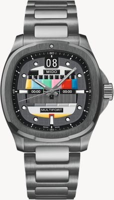 MIDO Multifort TV Big Date Special Edition (40mm) Multicoloured TV Dial / 3x Strap Set M0495263308101