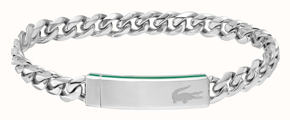 Lacoste LACOSTE BASELINE Stainless Steel Curb Chain Bracelet 2040081