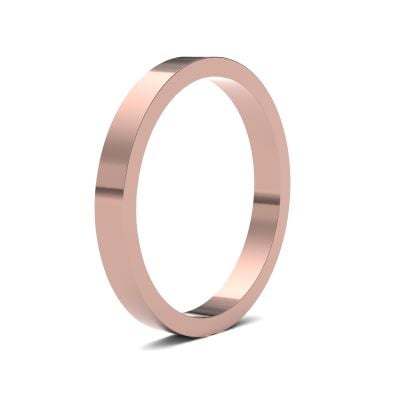 James Moore Wedding Ring  | 2.5mm | Medium | Size Flat | AG_2.5LMF-9R AG_2.5LMF-9R