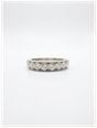 1.50ct Round Brilliant Natural Diamond 18ct White Gold Half Eternity Ring JM5450