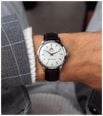 Orient Men's White Dial Automatic Black Leather Strap RA-BB0103S30B - alternate view 6