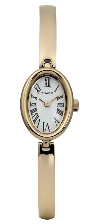 Timex TW2Y27200 Cavatina (19mm) White Dial / Gold-Tone Watch