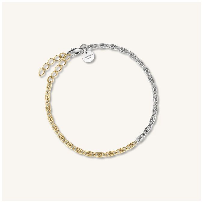 Rosefield Jewellery JBDSG-J706 Duotone Swirl Two-Tone