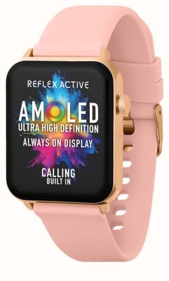 Reflex Active Series 30 Amoled Smart Watch (36mm) Nude Silicone Strap RA30-2188