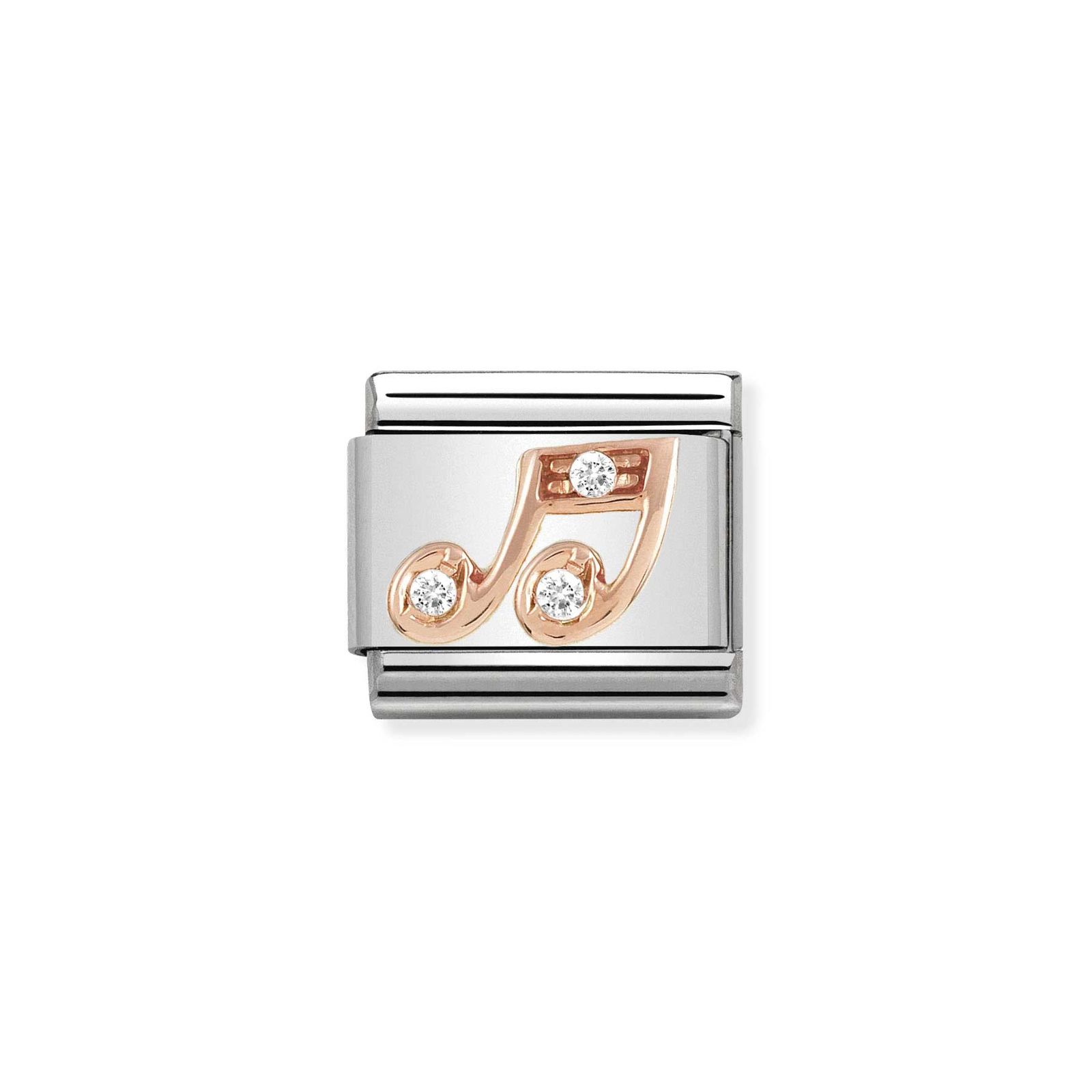 Nomination 430305/25 Classic Music Notes 9ct Rose Gold & Jewellery
