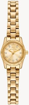 Michael Kors Women's Lexington (19mm) Gold Dial / Gold-Tone Stainless Steel Bracelet MK4862