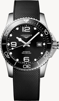LONGINES HydroConquest Automatic (41mm) Black Dial / Black Rubber Strap L37814569