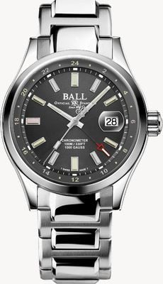 Ball Watch Company Engineer III Endurance 1917 GMT (41mm) Grey Dial / Stainless Steel Bracelet (Rainbow)  EX-DISPLAY GM9100C-S2C-GYR EX-DISPLAY