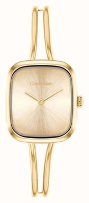 Calvin Klein CK Adore (20.8mm) Gold Dial / Gold PVD Stainless Steel Bracelet 25100132