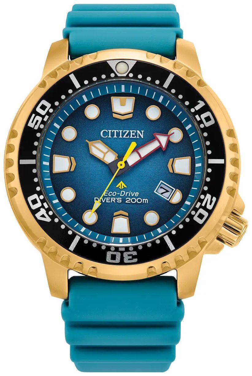 Citizen BN0162-02X Men’s Promaster Diver Eco-Drive Teal Blue Watch